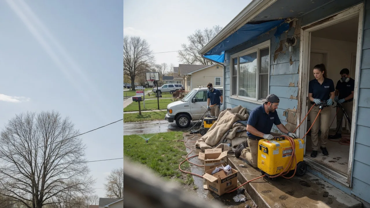 Basement Flood Cleanup in Dalton, OH near me